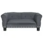 Dark gray velvet dog bed 70x45x30 cm by vidaXL, Beds for dogs - Ref: Foro24-171826, Price: 80,47 €, Discount: %