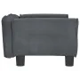 Dark gray velvet dog bed 70x45x30 cm by vidaXL, Beds for dogs - Ref: Foro24-171826, Price: 80,47 €, Discount: %