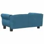 Cama para perros de terciopelo azul 70x45x30 cm de vidaXL, Camas para perros - Ref: Foro24-171824, Precio: 64,87 €, Descuento: %