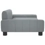 Hellgraues Hundebett aus Stoff, 90 x 53 x 30 cm von vidaXL, Betten für Hunde - Ref: Foro24-171847, Preis: 93,80 €, Rabatt: %