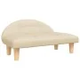 Cama para perros de tela crema 70x52x30 cm de vidaXL, Camas para perros - Ref: Foro24-171932, Precio: 72,02 €, Descuento: %