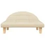 Cama para perros de tela crema 70x52x30 cm de vidaXL, Camas para perros - Ref: Foro24-171932, Precio: 72,02 €, Descuento: %
