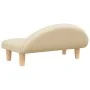 Cama para perros de tela crema 70x52x30 cm de vidaXL, Camas para perros - Ref: Foro24-171932, Precio: 72,02 €, Descuento: %