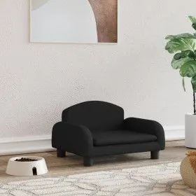 Black fabric dog bed 50x40x30 cm by vidaXL, Beds for dogs - Ref: Foro24-171975, Price: 64,01 €, Discount: %