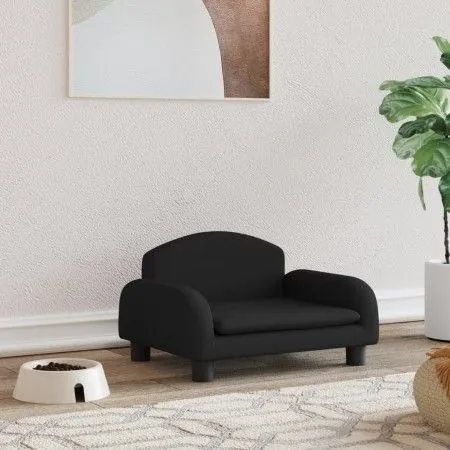 Cama para perros de tela negra 50x40x30 cm de vidaXL, Camas para perros - Ref: Foro24-171975, Precio: 64,01 €, Descuento: %