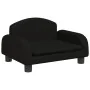 Hundebett aus schwarzem Stoff, 50 x 40 x 30 cm von vidaXL, Betten für Hunde - Ref: Foro24-171975, Preis: 64,01 €, Rabatt: %