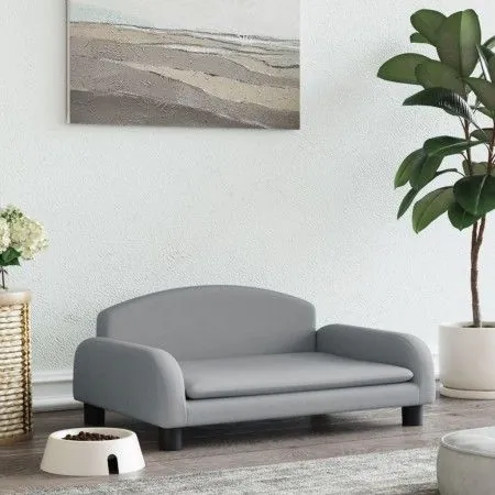 Cama para perros de tela gris claro 70x45x30 cm de vidaXL, Camas para perros - Ref: Foro24-171960, Precio: 77,00 €, Descuento: %