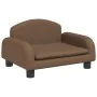 Hundebett aus braunem Stoff, 50 x 40 x 30 cm von vidaXL, Betten für Hunde - Ref: Foro24-171973, Preis: 64,01 €, Rabatt: %