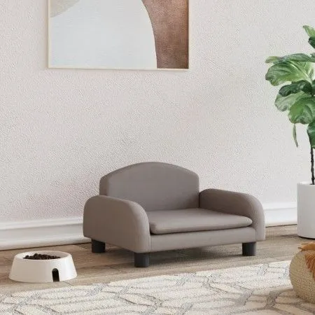 Cama para perros de tela gris taupe 50x40x30 cm de vidaXL, Camas para perros - Ref: Foro24-171974, Precio: 64,01 €, Descuento: %
