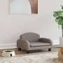 Cama para perros de tela gris taupe 50x40x30 cm de vidaXL, Camas para perros - Ref: Foro24-171974, Precio: 64,01 €, Descuento: %