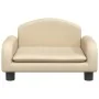 Cream fabric dog bed 50x40x30 cm by vidaXL, Beds for dogs - Ref: Foro24-171970, Price: 62,65 €, Discount: %