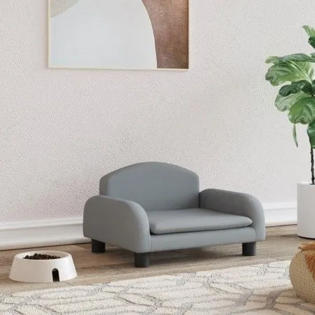 Light gray fabric dog bed 50x40x30 cm by vidaXL, Beds for dogs - Ref: Foro24-171971, Price: 60,38 €, Discount: %