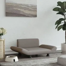 Cama para perros de tela gris taupe 70x45x28 cm de vidaXL, Camas para perros - Ref: Foro24-171999, Precio: 68,82 €, Descuento: %