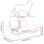 Cama para perros de tela gris claro 70x45x28 cm by vidaXL, Beds for dogs - Ref: Foro24-171996, Price: 68,66 €, Discount: %