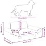 Hundebett aus schwarzem Stoff, 70 x 45 x 28 cm von vidaXL, Betten für Hunde - Ref: Foro24-172000, Preis: 68,82 €, Rabatt: %