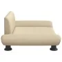 Cream fabric dog bed 70x45x28 cm by vidaXL, Beds for dogs - Ref: Foro24-171995, Price: 69,14 €, Discount: %