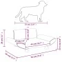 Cream fabric dog bed 70x45x28 cm by vidaXL, Beds for dogs - Ref: Foro24-171995, Price: 69,14 €, Discount: %