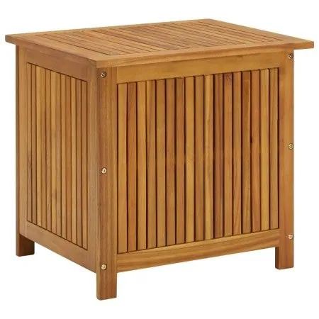 Garten-Aufbewahrungsbox aus massivem Akazienholz 60x50x58 cm von vidaXL, Aufbewahrungsboxen für den Außenbereich - Ref: Foro2...