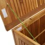 Garten-Aufbewahrungsbox aus massivem Akazienholz 60x50x58 cm von vidaXL, Aufbewahrungsboxen für den Außenbereich - Ref: Foro2...