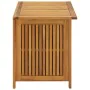 Garten-Aufbewahrungsbox aus massivem Akazienholz 90x50x58 cm von vidaXL, Aufbewahrungsboxen für den Außenbereich - Ref: Foro2...
