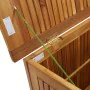 Garten-Aufbewahrungsbox aus massivem Akazienholz 90x50x58 cm von vidaXL, Aufbewahrungsboxen für den Außenbereich - Ref: Foro2...