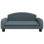 Dark gray fabric children's sofa 70x45x30 cm by vidaXL, Baby and Toddler Furniture - Ref: Foro24-3196359, Price: 83,87 €, Dis...