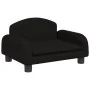 Sofá para niños de tela negro 50x40x30 cm de vidaXL, Mobiliario para bebés y niños pequeños - Ref: Foro24-3196373, Precio: 64...