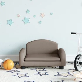 Sofá para niños de tela gris taupe 50x40x30 cm by vidaXL, Baby and Toddler Furniture - Ref: Foro24-3196372, Price: 64,01 €, D...
