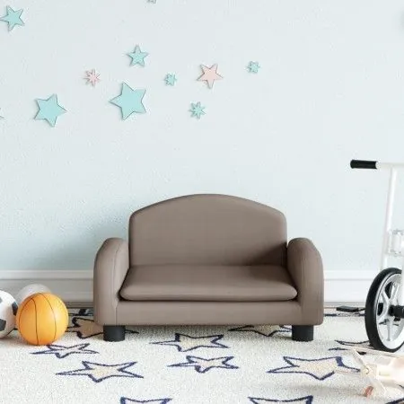 Sofá para niños de tela gris taupe 50x40x30 cm von vidaXL, Baby- und Kleinkindmöbel - Ref: Foro24-3196372, Preis: 64,01 €, Ra...
