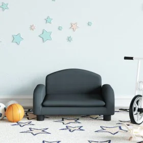 Sofá para niños de tela gris oscuro 50x40x30 cm by vidaXL, Baby and Toddler Furniture - Ref: Foro24-3196370, Price: 60,61 €, ...