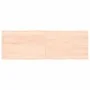 Massivholztischplatte mit Naturkante 120x40x(2-4) cm von vidaXL, Tischplatten - Ref: Foro24-363890, Preis: 43,74 €, Rabatt: %