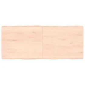 Solid wood table top with natural edge 120x50x(2-6) cm by vidaXL, Table tops - Ref: Foro24-363893, Price: 42,37 €, Discount: %