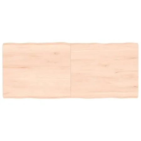 Massivholz Tischplatte mit natürlichem Rand 120x50x(2-6) cm von vidaXL, Tischplatten - Ref: Foro24-363893, Preis: 42,37 €, Ra...
