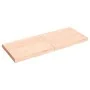 Massivholz Tischplatte mit natürlichem Rand 120x50x(2-6) cm von vidaXL, Tischplatten - Ref: Foro24-363893, Preis: 42,37 €, Ra...