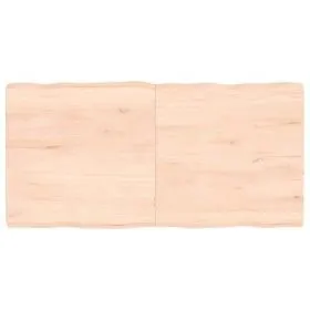 Tablero de mesa madera maciza borde natural 120x60x(2-6) cm de vidaXL, Tableros para mesas - Ref: Foro24-363895, Precio: 49,2...
