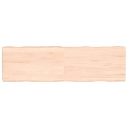 Tablero de mesa madera maciza borde natural 140x40x(2-4) cm von vidaXL, Tischplatten - Ref: Foro24-363896, Preis: 49,21 €, Ra...