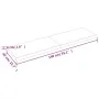 Tablero de mesa madera maciza borde natural 140x40x(2-4) cm von vidaXL, Tischplatten - Ref: Foro24-363896, Preis: 49,21 €, Ra...
