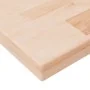 Untreated solid oak wood shelf board 80x20x2.5 cm by vidaXL, Shelves and shelves - Ref: Foro24-342936, Price: 40,60 €, Discou...