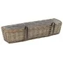 Jardinera de balcón 2 uds mimbre con forro de PE 80 cm de vidaXL, Maceteros y jardineras - Ref: Foro24-287642, Precio: 62,22 ...