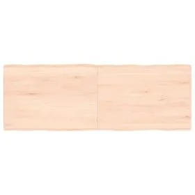 Tablero de mesa madera maciza borde natural 140x50x(2-4) cm de vidaXL, Tableros para mesas - Ref: Foro24-363898, Precio: 41,0...
