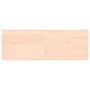 Massivholz Tischplatte mit natürlichem Rand 140x50x(2-4) cm von vidaXL, Tischplatten - Ref: Foro24-363898, Preis: 41,01 €, Ra...