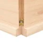 Massivholz Tischplatte mit natürlichem Rand 140x50x(2-4) cm von vidaXL, Tischplatten - Ref: Foro24-363898, Preis: 41,01 €, Ra...