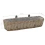 Jardinera de balcón 2 uds mimbre con forro de PE 80 cm de vidaXL, Maceteros y jardineras - Ref: Foro24-287642, Precio: 62,22 ...