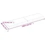 Massivholztischplatte mit Naturkante 160x40x(2-6) cm von vidaXL, Tischplatten - Ref: Foro24-363903, Preis: 47,84 €, Rabatt: %