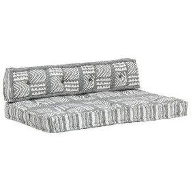 Gray patchwork fabric pallet sofa cushion by vidaXL, Cushions for chairs and sofas - Ref: Foro24-287718, Price: 132,30 €, Dis...
