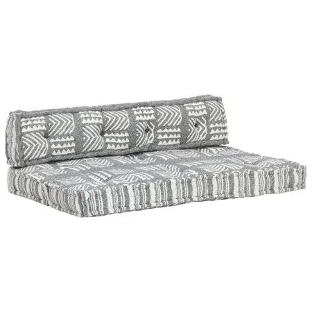 Gray patchwork fabric pallet sofa cushion by vidaXL, Cushions for chairs and sofas - Ref: Foro24-287718, Price: 132,30 €, Dis...