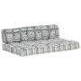 Gray patchwork fabric pallet sofa cushion by vidaXL, Cushions for chairs and sofas - Ref: Foro24-287718, Price: 132,30 €, Dis...