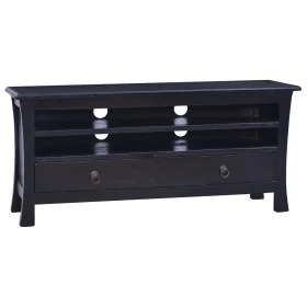 Möbel für TV aus massivem Mahagoniholz in Schwarz Kaffee 100x30x45 cm von vidaXL, TV-Möbel - Ref: Foro24-288305, Preis: 151,0...