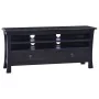 Solid mahogany wood TV stand in black coffee color, 100x30x45 cm. by vidaXL, TV Furniture - Ref: Foro24-288305, Price: 151,04...