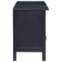 Solid mahogany wood TV stand in black coffee color, 100x30x45 cm. by vidaXL, TV Furniture - Ref: Foro24-288305, Price: 151,04...